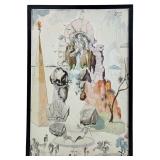 Salvador Dali "Neptune" Print On Canvas