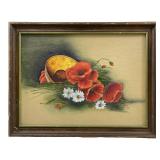 MARLO SIGNED STILL LIFE OIL ON CANVAS BOARD