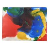 Artist Signed abstract expressionist mixed media