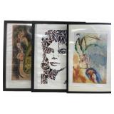 (3) Salvador Dali, Andy Warhol & Marc Chagall