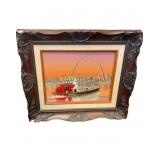 Delta Queen on Canvas by H Hargrove