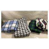Group of soft blanket fabric