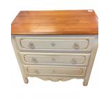 Ethan Allen French Provincial 3 Drawer Night Stand