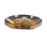 Glass Art Deco Centerpiece Display Bowl