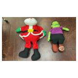 vtg 46ï¿½ Hallmark Puffy Nylon Parachute Santa