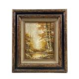 Artist signed Landscape Oil On Canvas