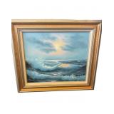 Original Oil SeascapeOn Canvas
