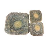 Vintage Laura Kelly Lettuce Shaped Dinner Plates