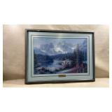 framed art print titled "Tazlina Glacier" by