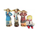 (4) Vintage Mary Engelbreit Weighted Cloth Doll