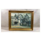 framed print or reproduction of "Meet at the