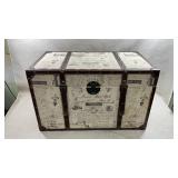 vintage-style decorative storage chest featuring