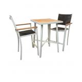 Outdoor Patio Counter Height Bistro Table Metal