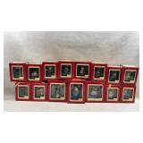 collection of 15 boxed Vtg Carlton Cards heirloom