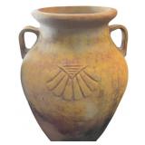 Large Terra Cotta Handled Pot