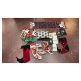 collection of vintage and handmade Christmas
