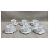 Group of vtg Hazel Atlas Milk Glass Little