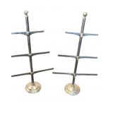 vintage metal or brass haberdashery display s