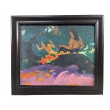 Paul Gauguin Fatata te Miti print on canavs