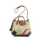 Vintage Southwest Woven Kilim Purse Aztec Boho