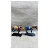 2 painted ponies including "Thunderbird Suite"