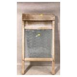 National Washboard Co. Wooden and Metal Washboard