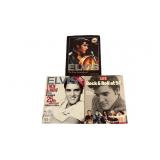 (3) Vintage Elvis Books/Magazines, LIFE,