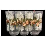 Vintage 1970s Libbey Franco Mushroom Glasses