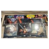 collection of 10 vintage Star Wars and Star Trek