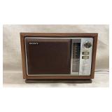 vintage Sony ICF-9740W AM/FM tabletop radio made