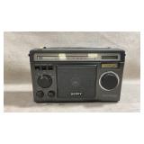vintage Sony ICF-6500W 5-band portable radio