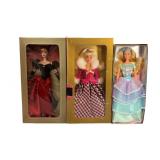 (3) Vintage Avon Exclusive Mattel Barbie Dolls