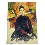 After Paul Cï¿½zanne " Madame Cï¿½zanne in the