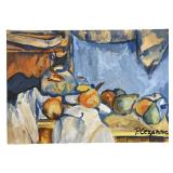 After  Paul Cï¿½zanne "Ginger Pot with Pomegranate