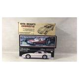 3 Vintage Beams CORVETTE and MERCEDES Decanters