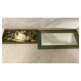 Framed Landscape Artwork with Extra Frame