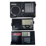 vintage portable world band radio receivers