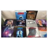 collection of vintage LaserDisc movie releases