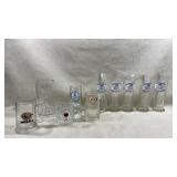 collection of glassware features various beer