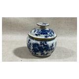 vintage Maitland-Smith blue-and-white porcelain