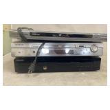 Samsung and Sony DVD and VHS Players