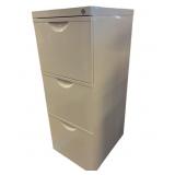 Polished White Metal(light in weight) File Cabinet