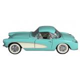 Franklin Mint 1956 Corvette Convertible Turquoise
