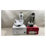 pair of Saucony Shadow 6000 "White/Black"