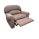 Purple Upholstered Extra Wide Recliner