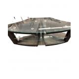 Modern Glass TV Entertainment Stand