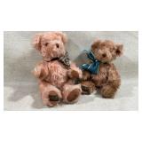 vintage Canterbury Bears jointed mohair or plush