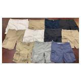 11 pairs of menï¿½s nautica cargo shorts