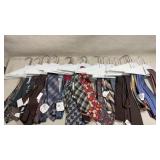 Large group of shirt ties