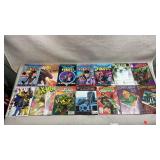 collection of vintage and modern-age comic books